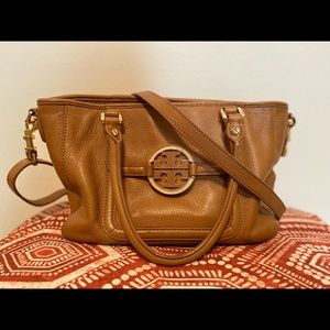 Tory Burch Amanda Mini Satchel Royal Tan